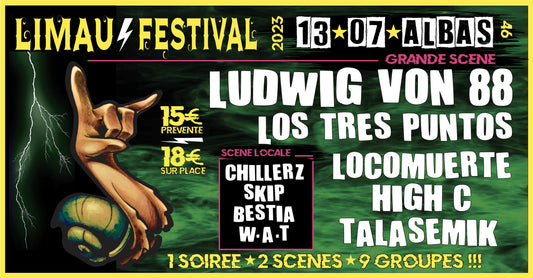 LOCOMUERTE AU LIMAU FESTIVAL (13/07/23)