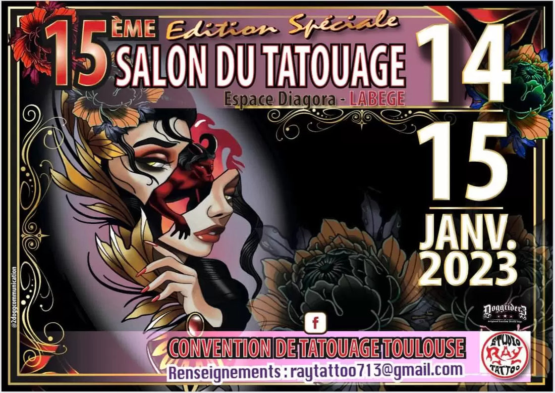 15ᵉ SALON DU TATOUAGE DE TOULOUSE (14/01/23)