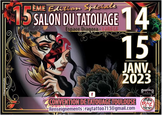 15ᵉ SALON DU TATOUAGE DE TOULOUSE (14/01/23)