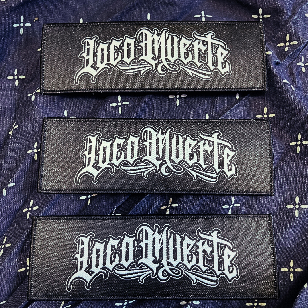 Locomuerte PATCH (Long Logo)