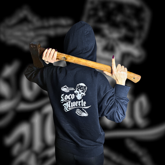 VESTE À CAPUCHE ZIPÉE LocoMuerte
