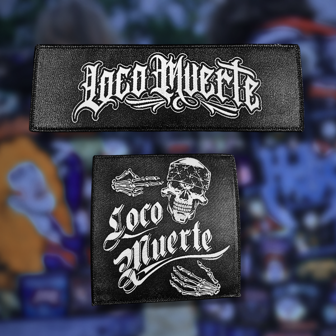 Locomuerte PATCH (Long Logo)