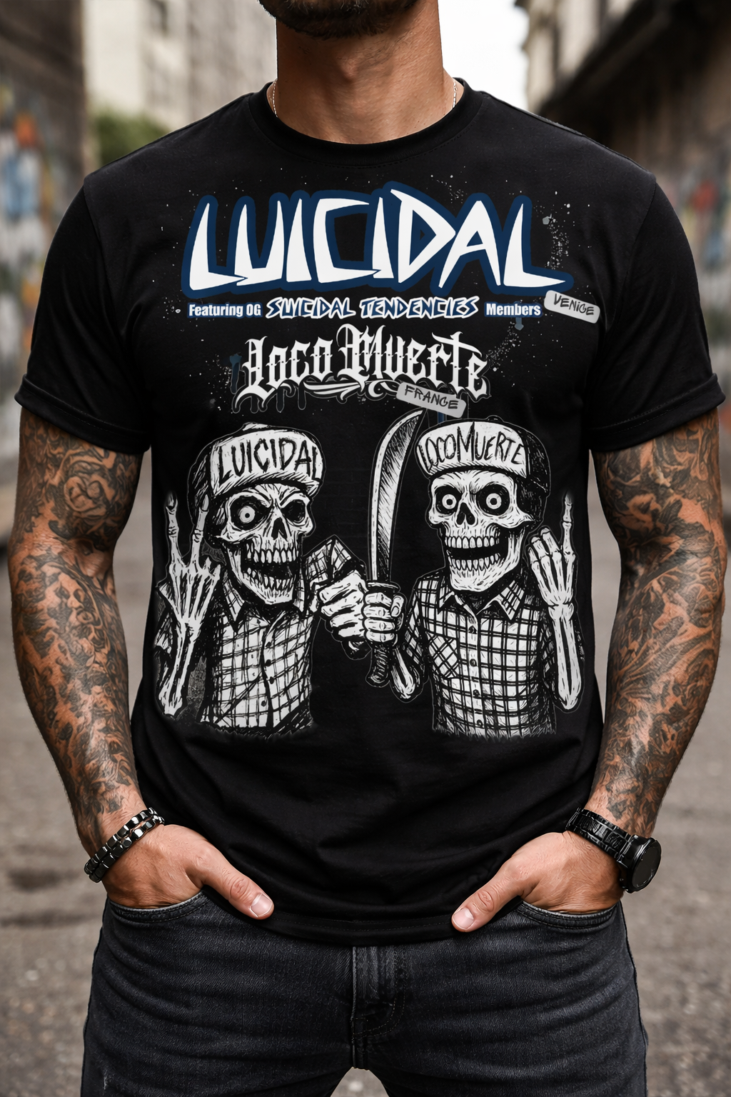T-SHIRT Luicidal x LocoMuerte
