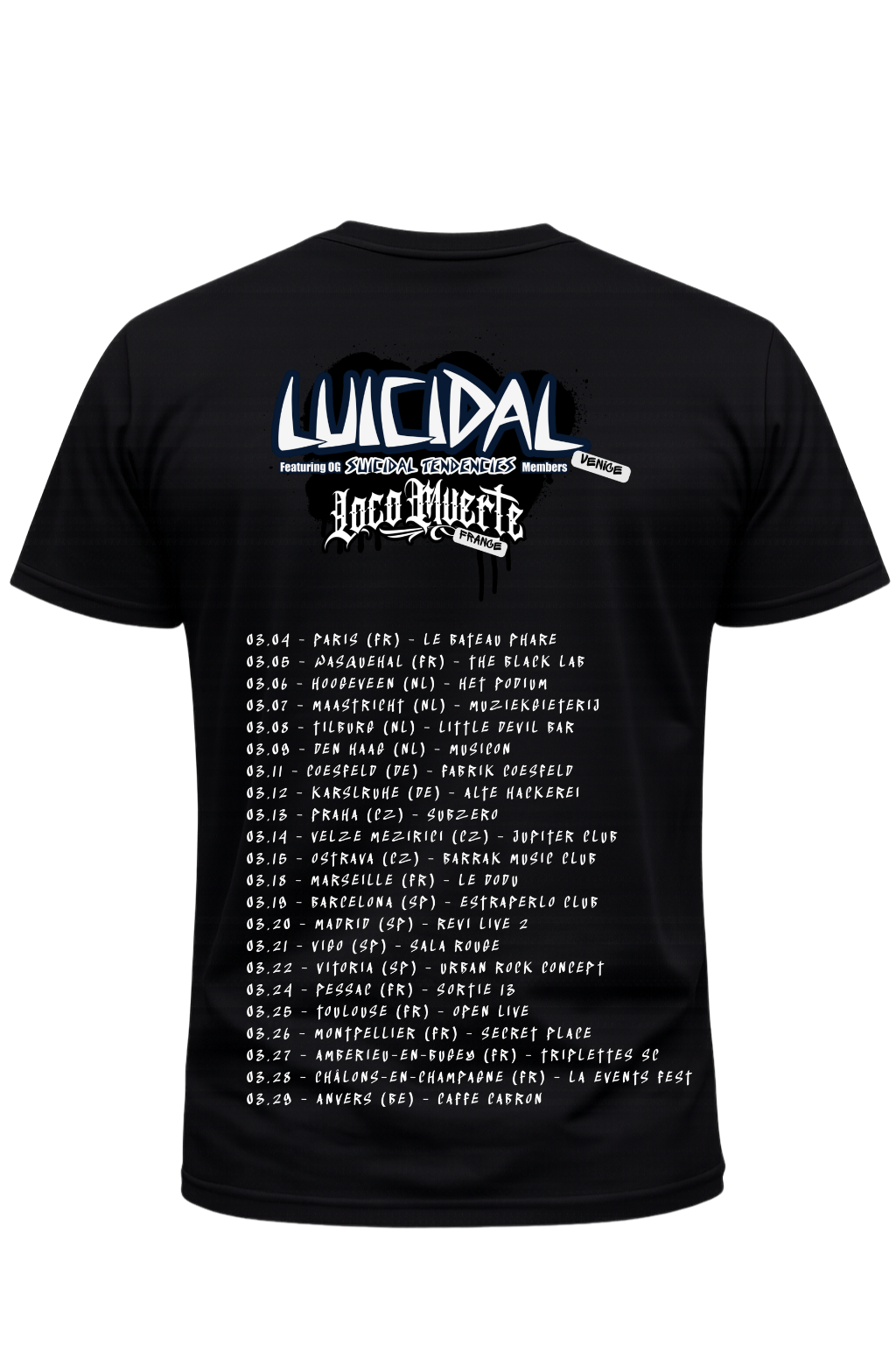 T-SHIRT Luicidal x LocoMuerte