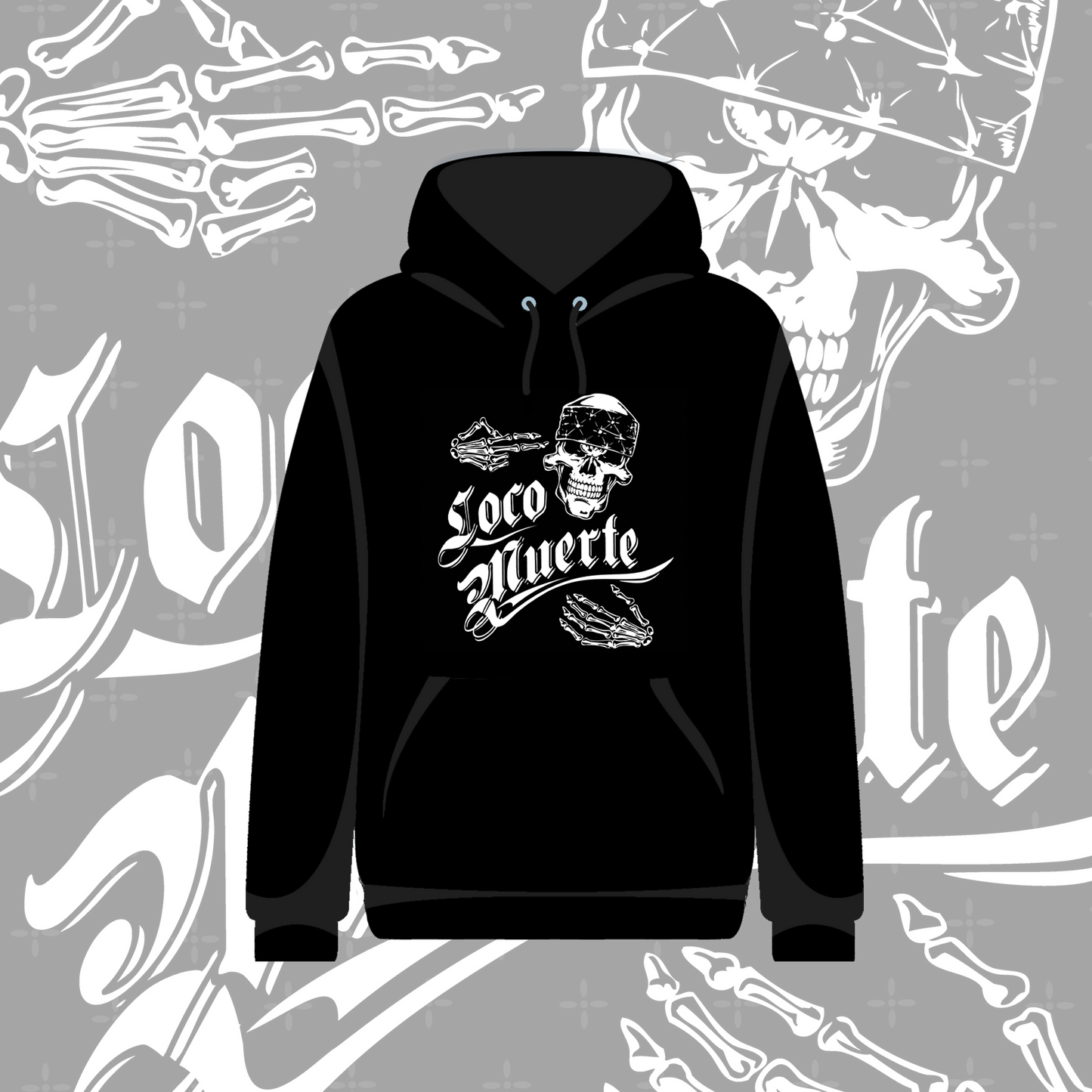SUDADERA CON CAPUCHA Locomuerte