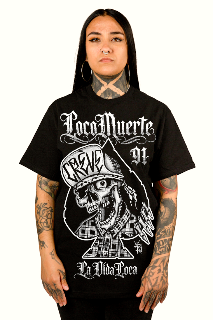T-SHIRT Crève x LocoMuerte by Jason "Clown" Brown