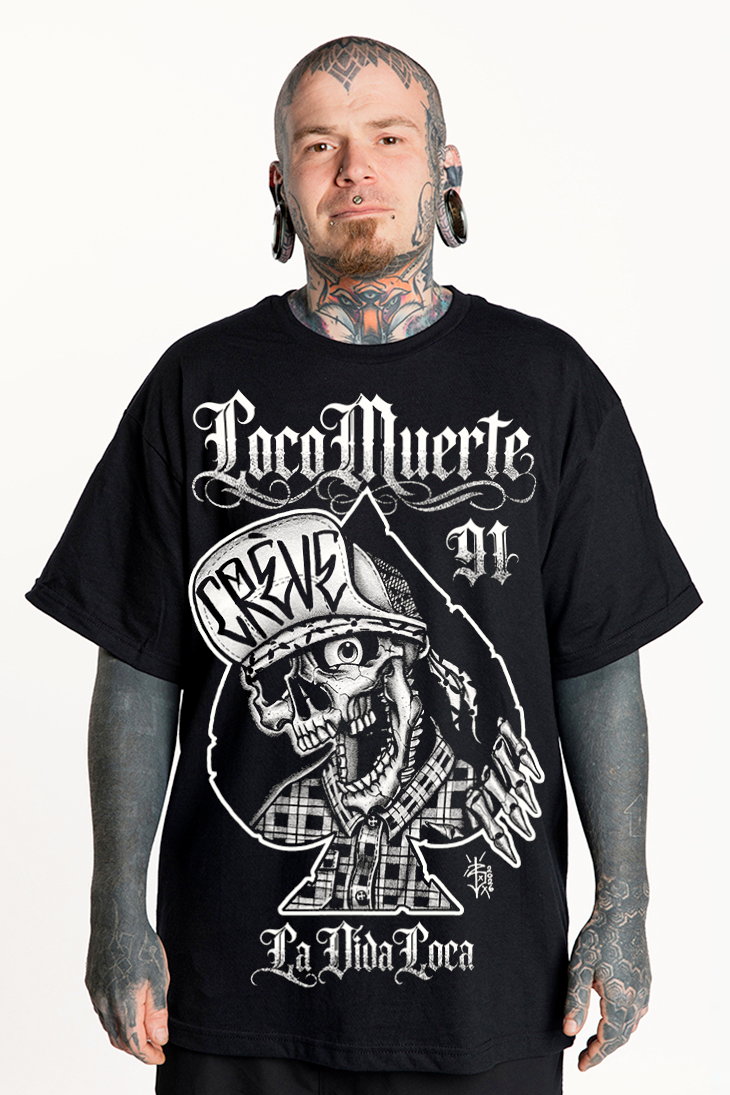 T-SHIRT Crève x LocoMuerte by Jason "Clown" Brown