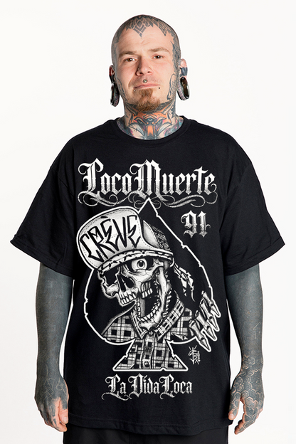 T-SHIRT Crève x LocoMuerte by Jason "Clown" Brown