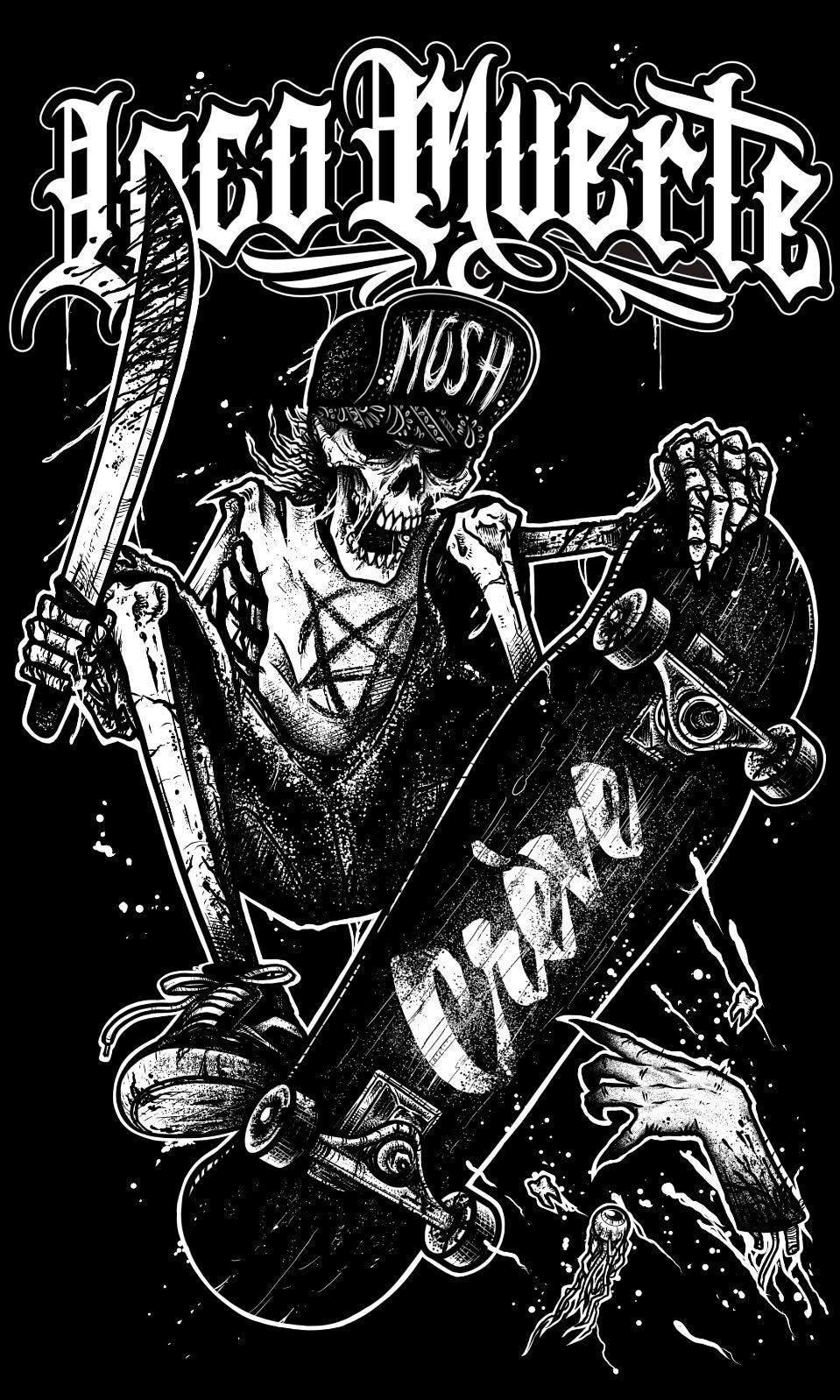 T-SHIRT Crève x LocoMuerte
