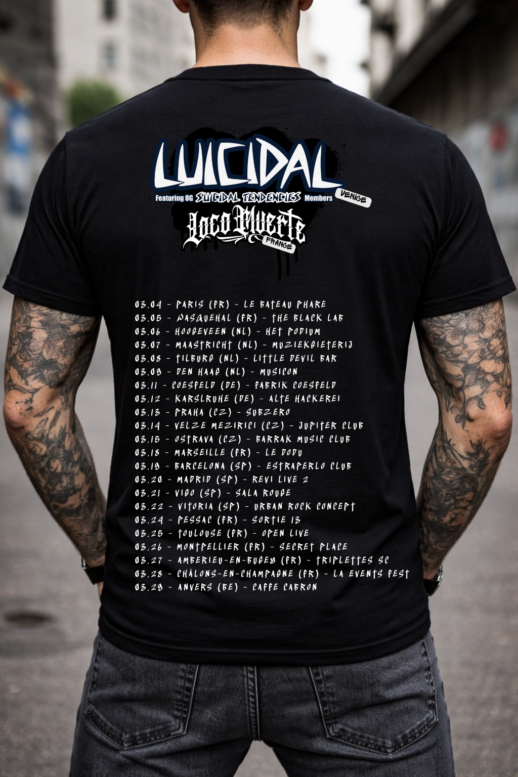 T-SHIRT Luicidal x LocoMuerte
